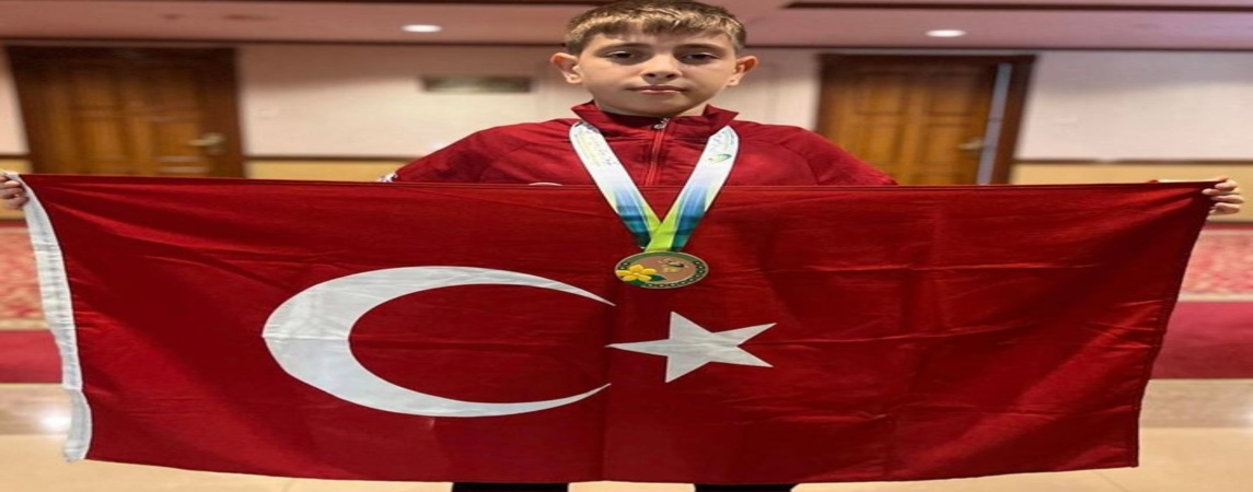 11 yaşındaki Ensar Köse Dünya Üçüncüsü Oldu