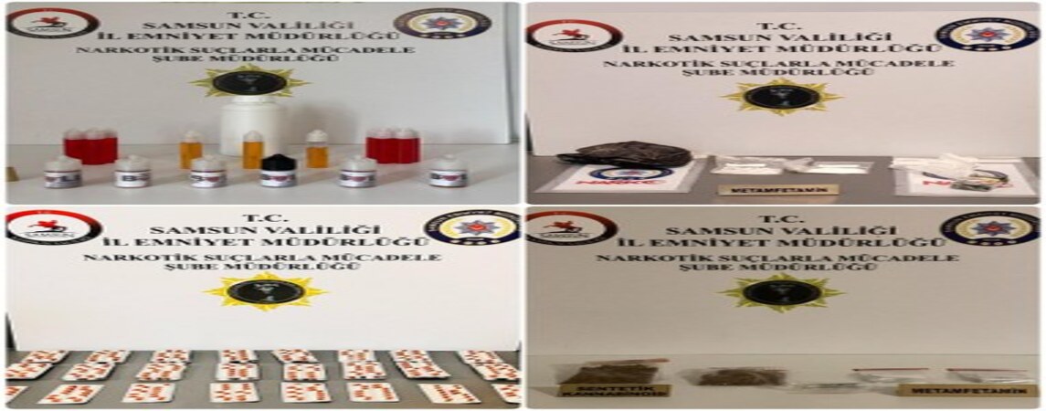 Samsun'da Uyuşturucu Operasyonu 