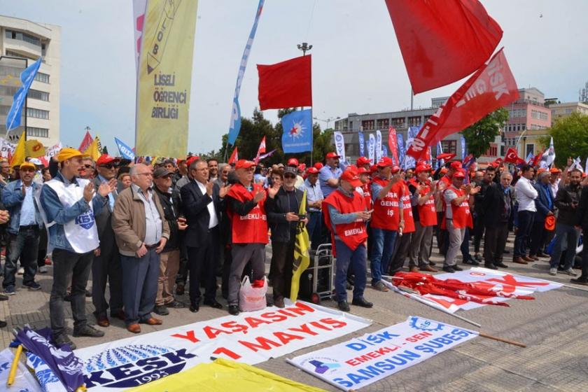 Samsun da 1 Mayıs Coşkusu