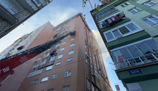 Apartmanın 6. Katında Yangın Paniği 