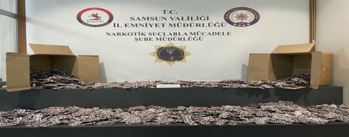 27 bin 412 Adet Sentetik Ecza ve 100 Sikke Ele Geçirildi: