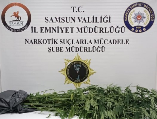 Samsun da Uyuşturucu Baskını 