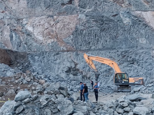 Samsun'da Taş Ocağında Patlama Meydana Geldi