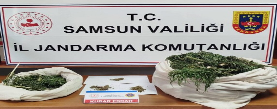 Atakum da 10 Kilo Kubar Esrar Ele Geçirildi 
