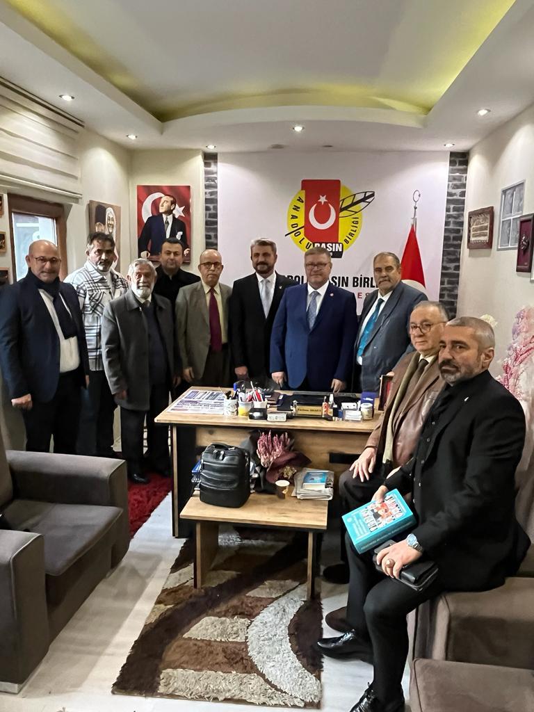 Yeni Refah Partisinden Anadolu Basın Birliğine Ziyaret