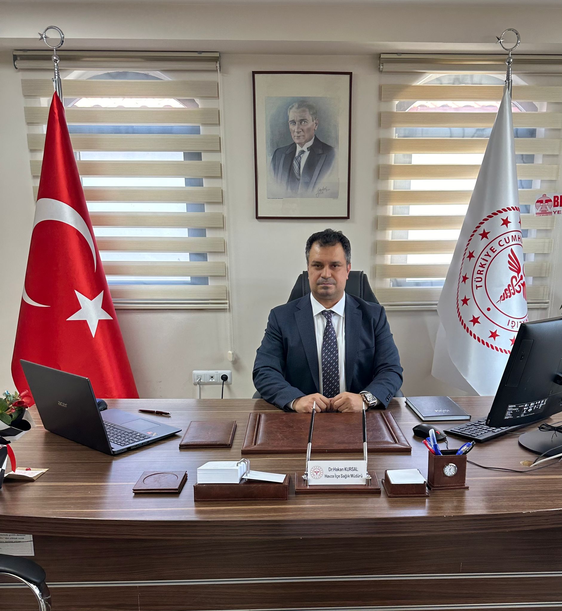 Havza İlçe Sağlık Müdürü Dr. Hakan Kursal 30 Ağustos Zafer Bayramı'nda Kutlama Mesajı Yayınladı 