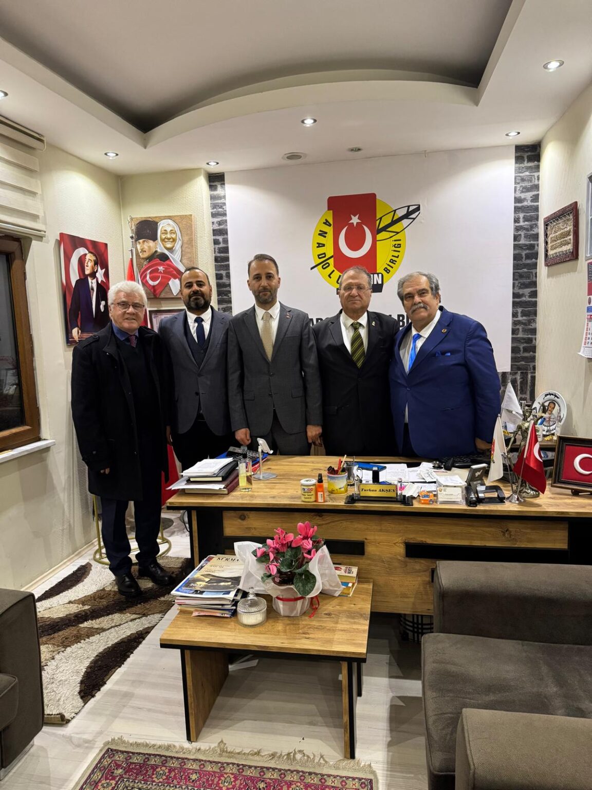 ZAFER PARTİSİ GENEL BAŞKAN YARDIMCISI CİHAT ÇETINKAYA ABB SAMSUN ŞUBESİNİ ZİYARET ETTİ