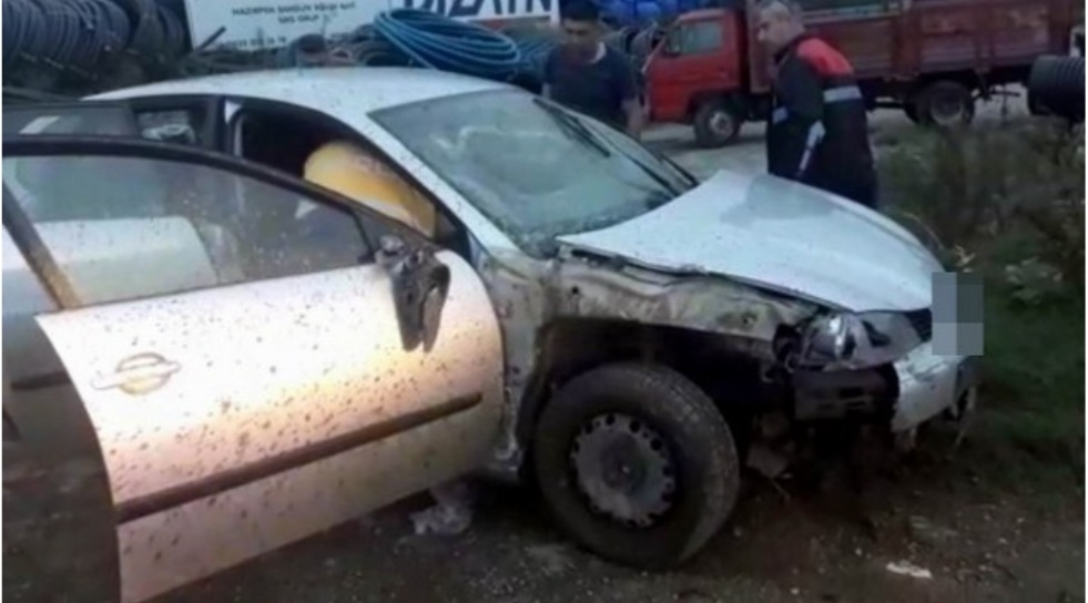 Tekkeköy'de Trafik Kazası 