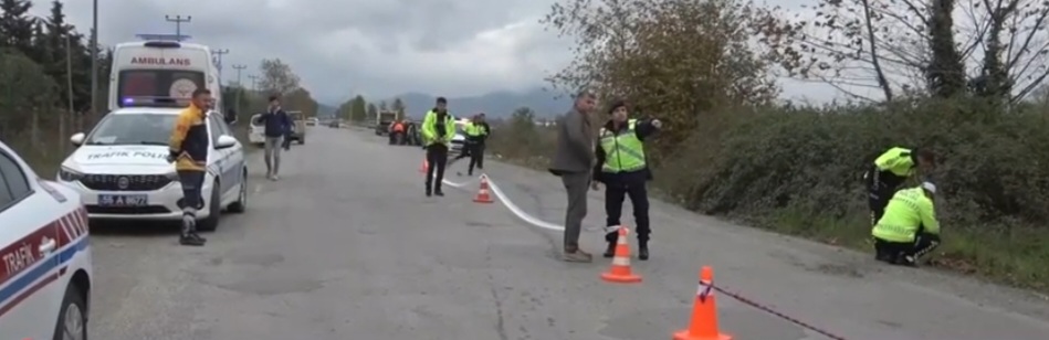 Bafra da Trafik Kazası Can Aldı