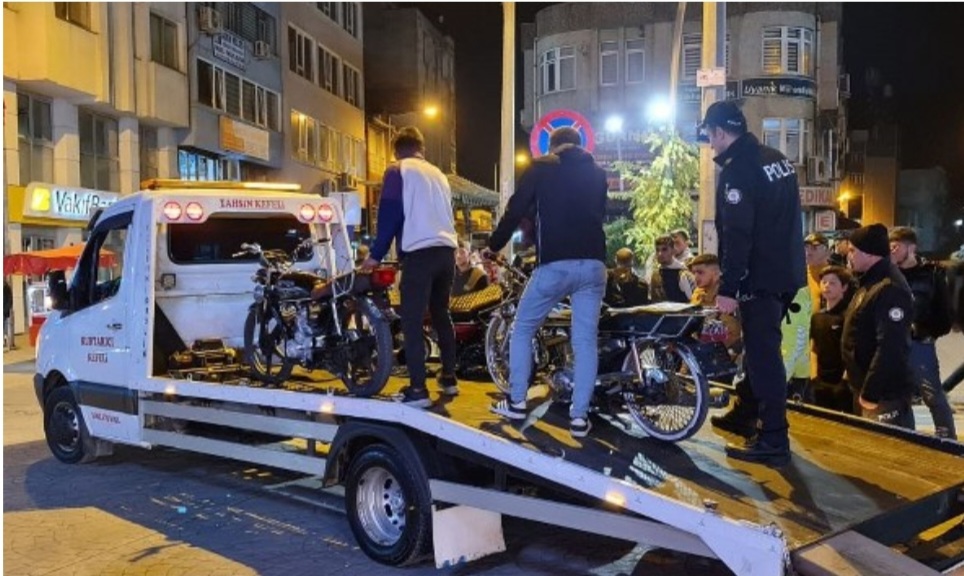Terme de Çalıntı Motosiklet Ele Geçirildi 