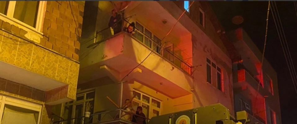 Canik'de Yangın Paniği 