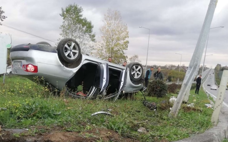 Sinop Yolunda Trafik Kazası