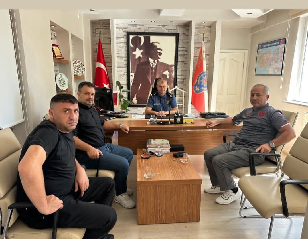 Havza’da Emniyet Müdürü Kenan Bıyık’a Hayırlı Olsun Ziyareti