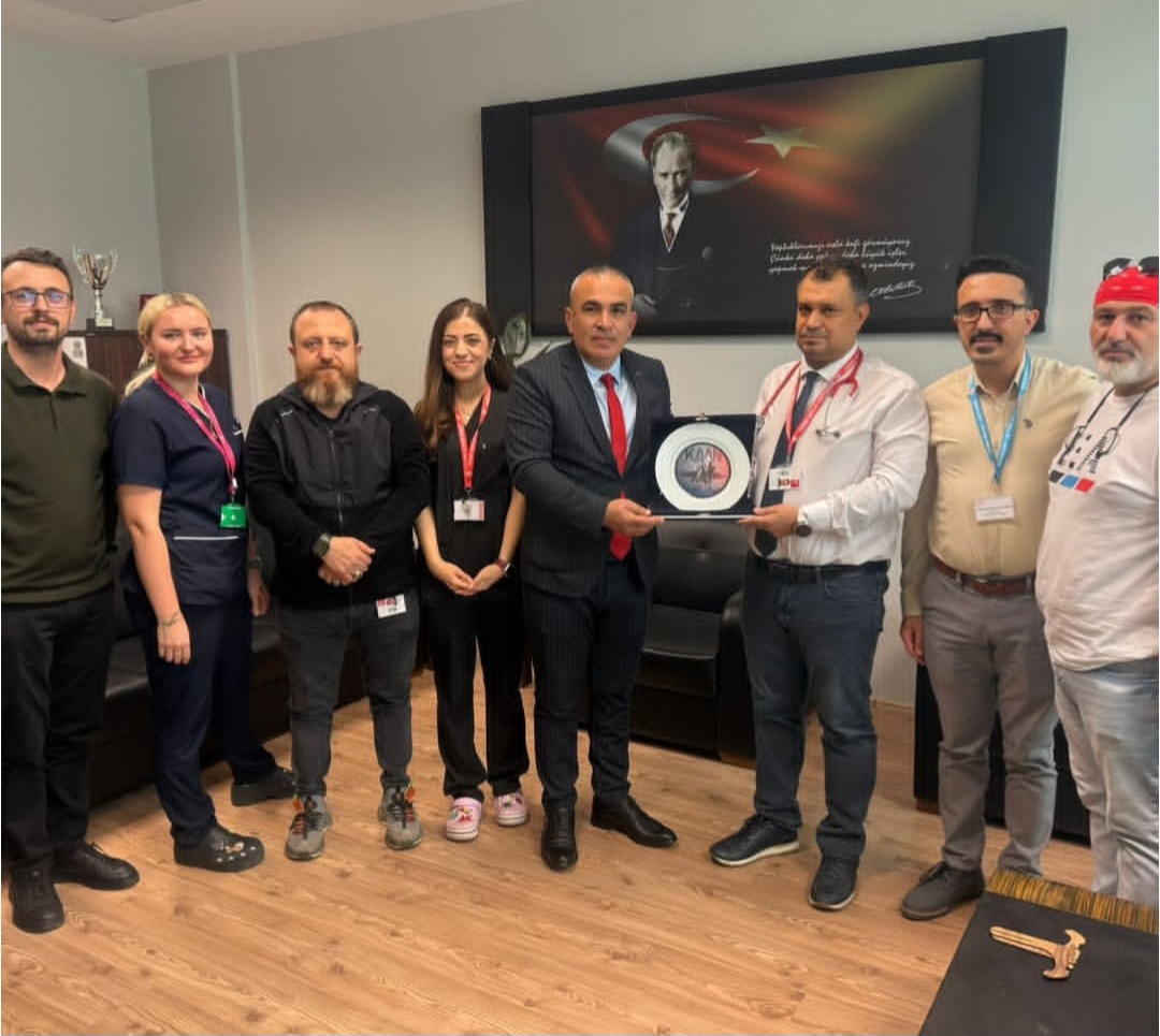 Türk Sağlık-Sen Terme Temsilciliğinden Dr. Hakan Kursal’a Hayırlı Olsun Ziyareti