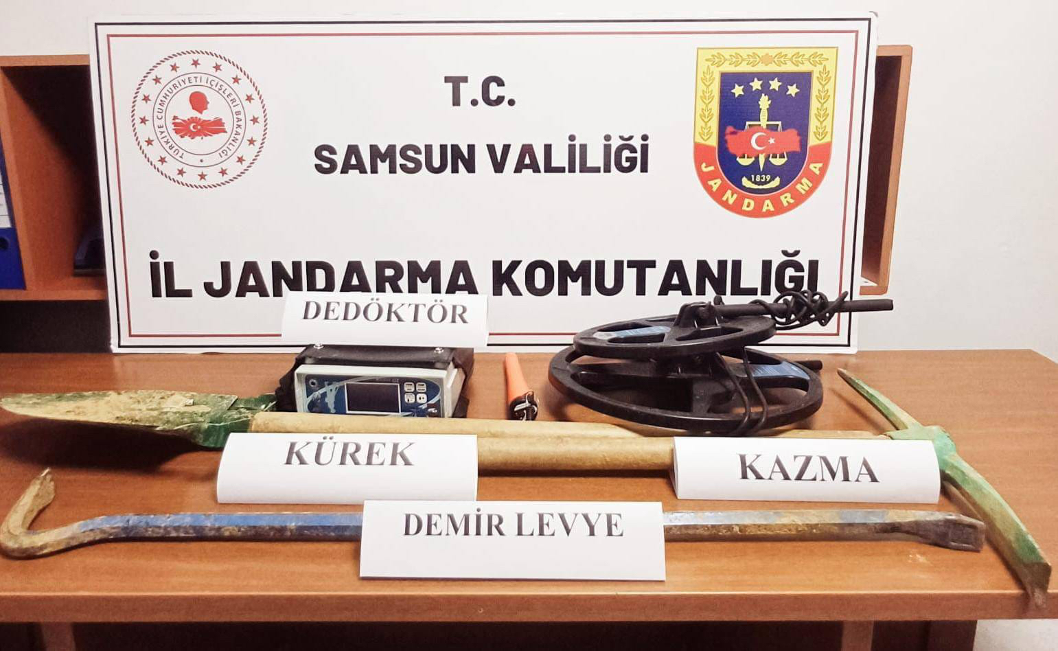 Atakum da Kaçak Kazı Operasyonu 