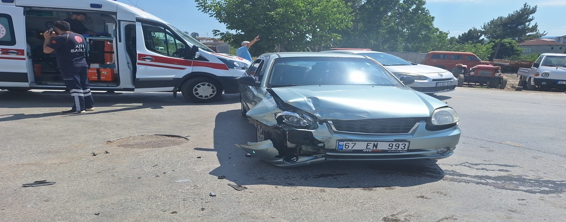 Bafra da Trafik Kazası 