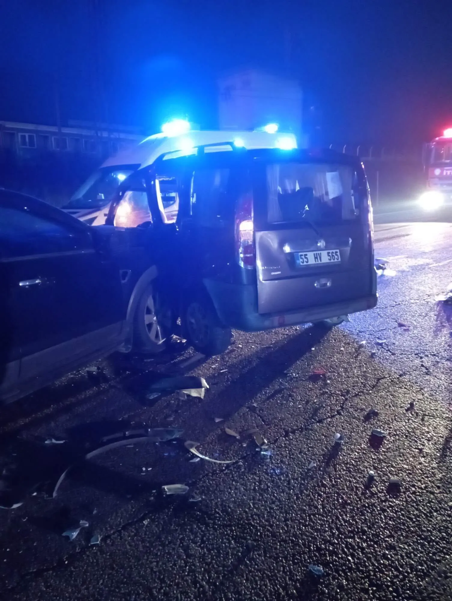 Samsun Ladik'te Korkunç Trafik Kazası