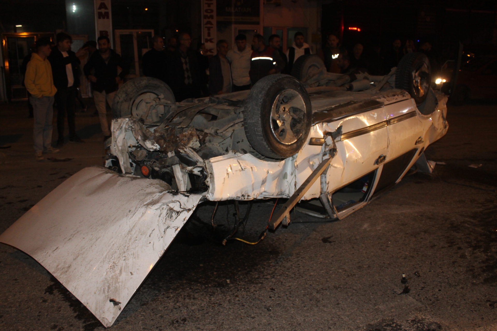 Bafra'da Korkunç Trafik Kazası 