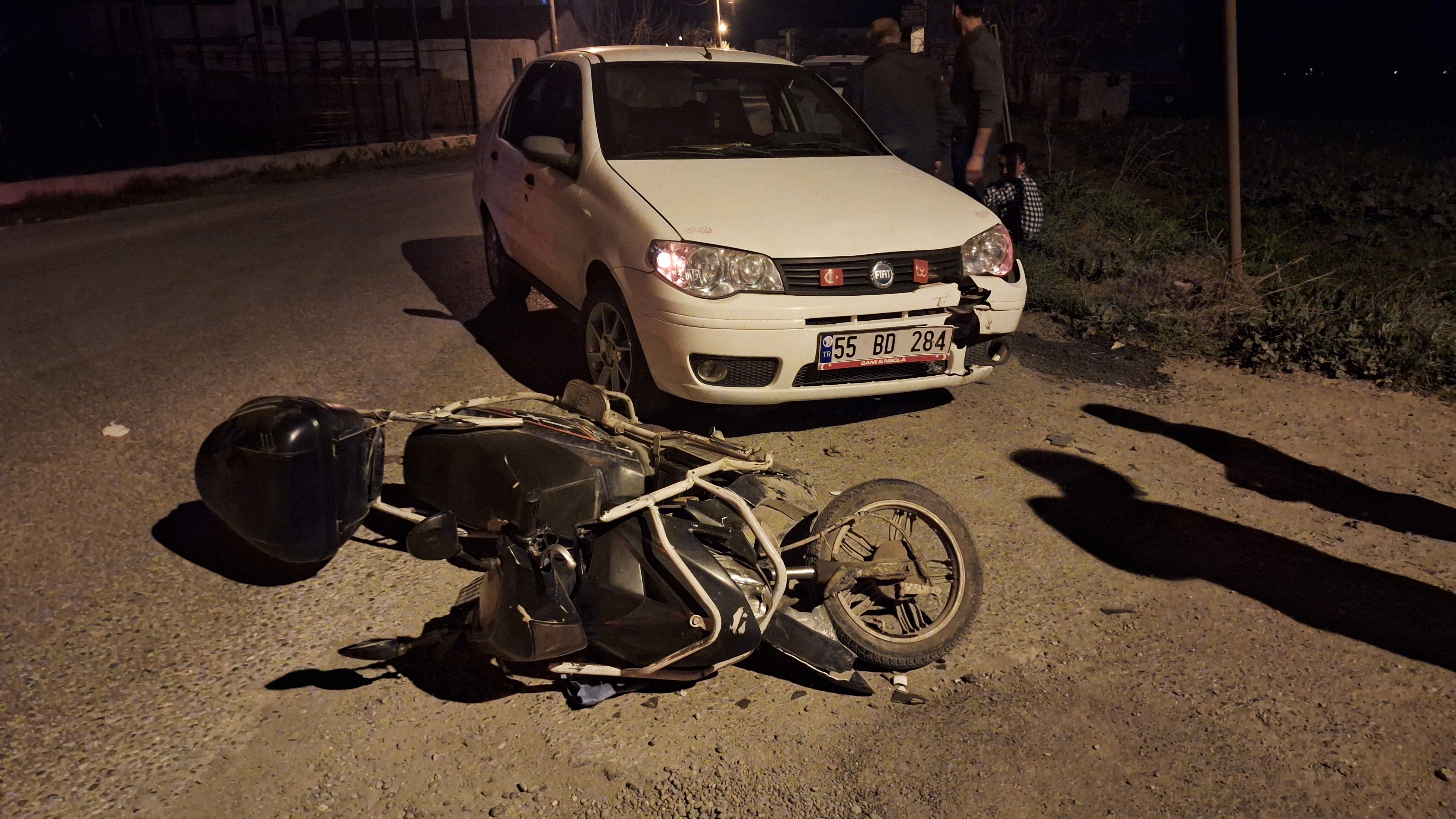 Bafra'da Trafik Kazası 