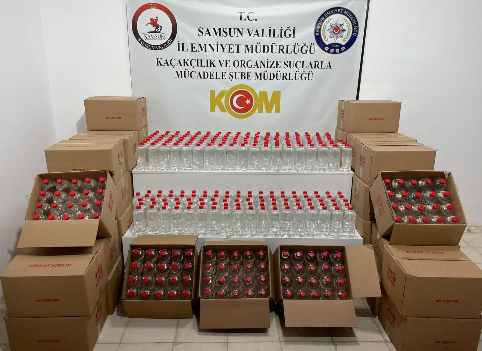 İlkadım da Kaçakçılık Operasyonu