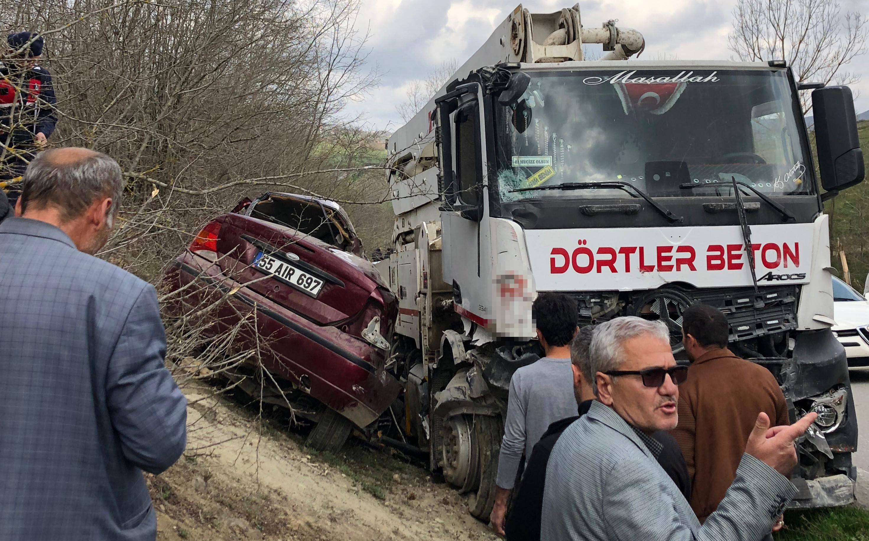 Asarcık da Ölümlü Trafik Kazası 