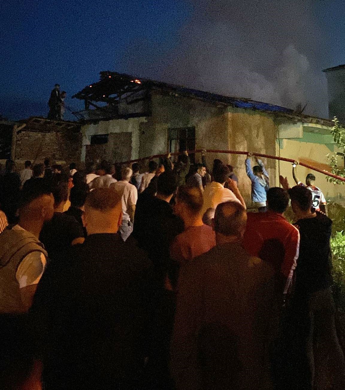 Asarcık da Korkutan Yangın 