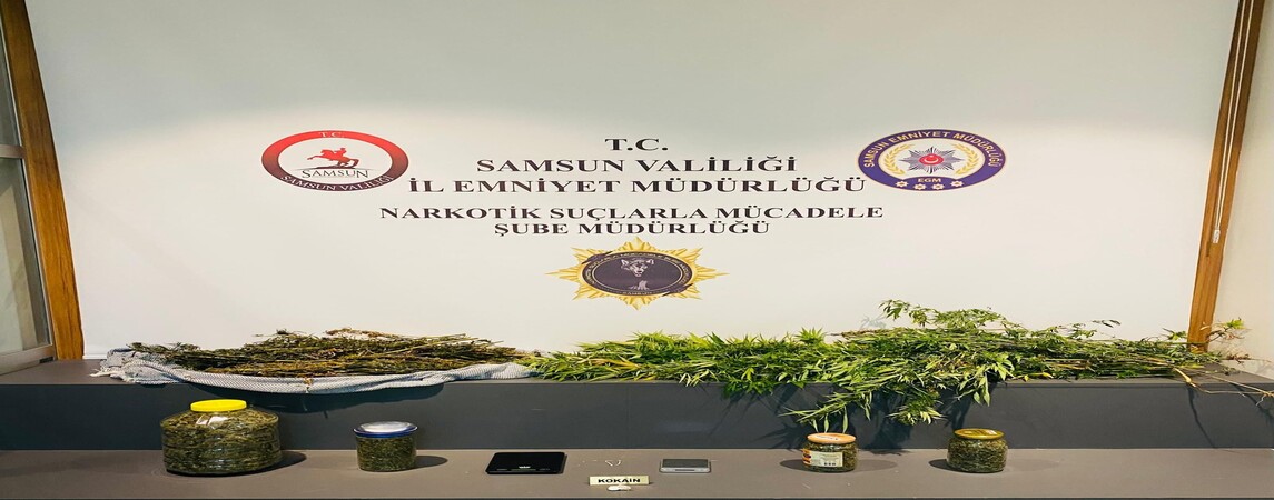 Samsun'da Narkotik Operasyonu 