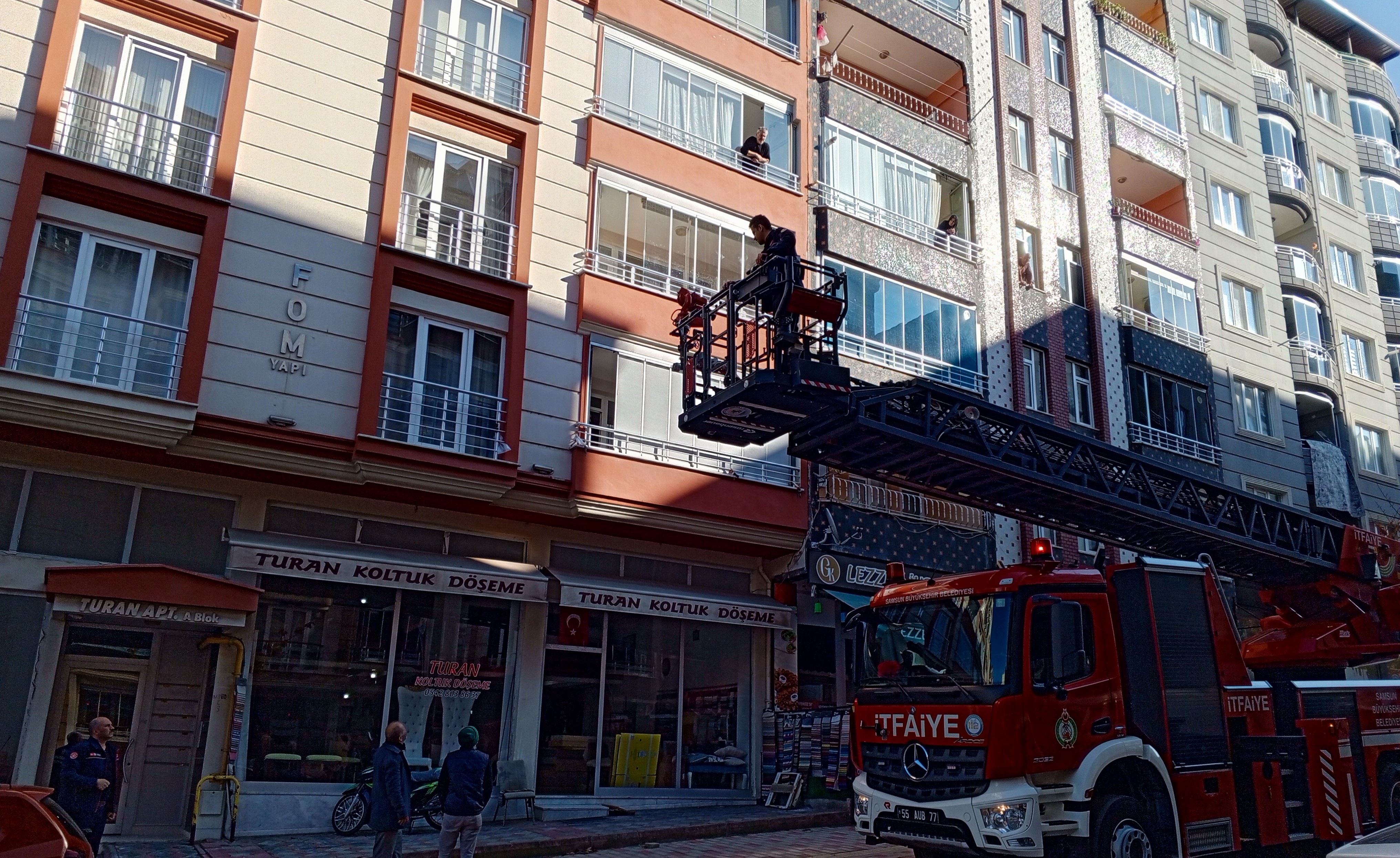 Bafra'da Polisleri Alarma Geçiren Olay