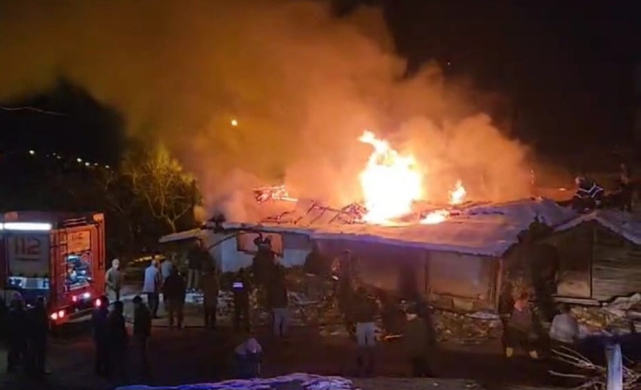Vezirköprü'de Korkutan Yangın 