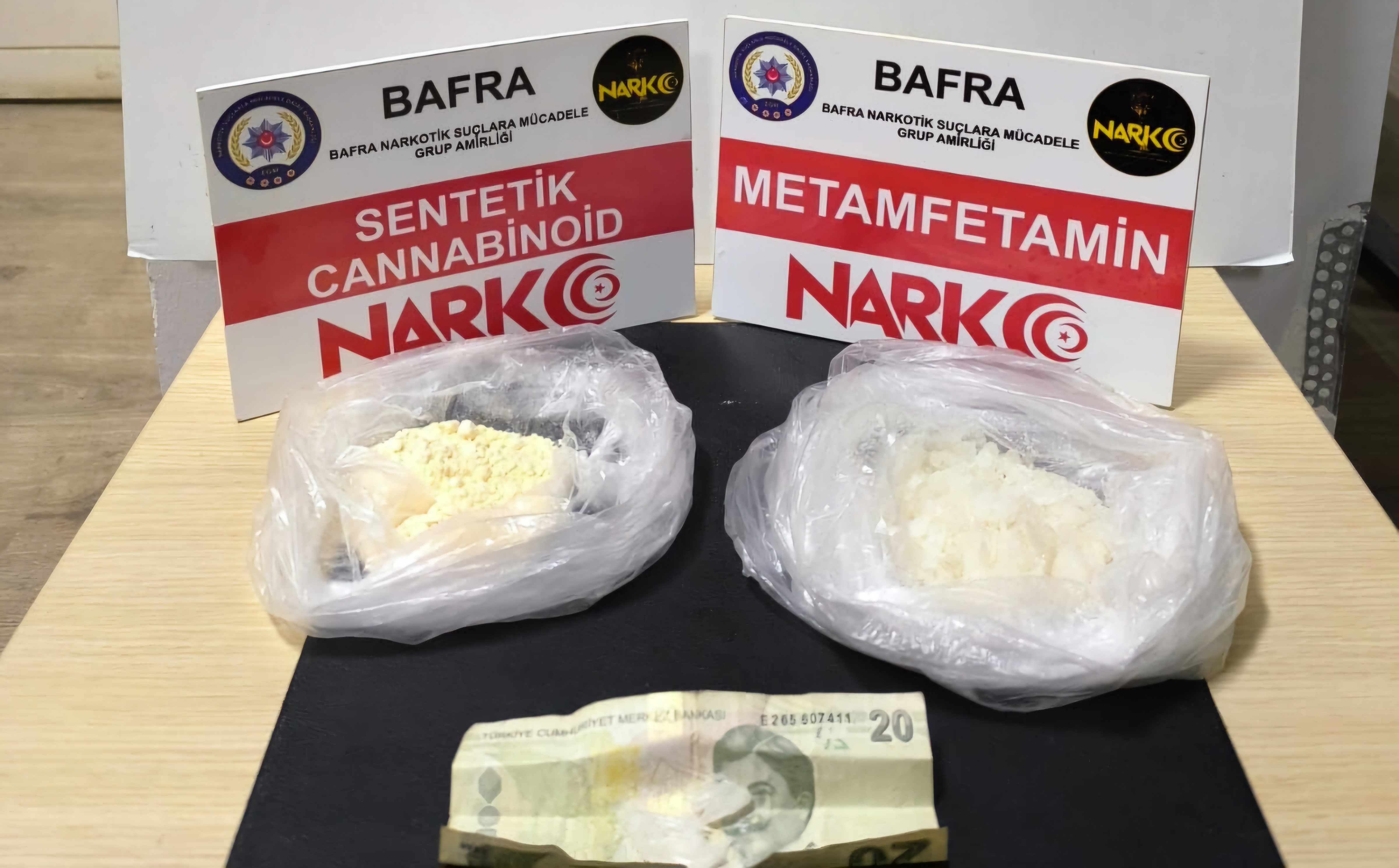 Bafra'da Uyuşturucu Operasyonu 