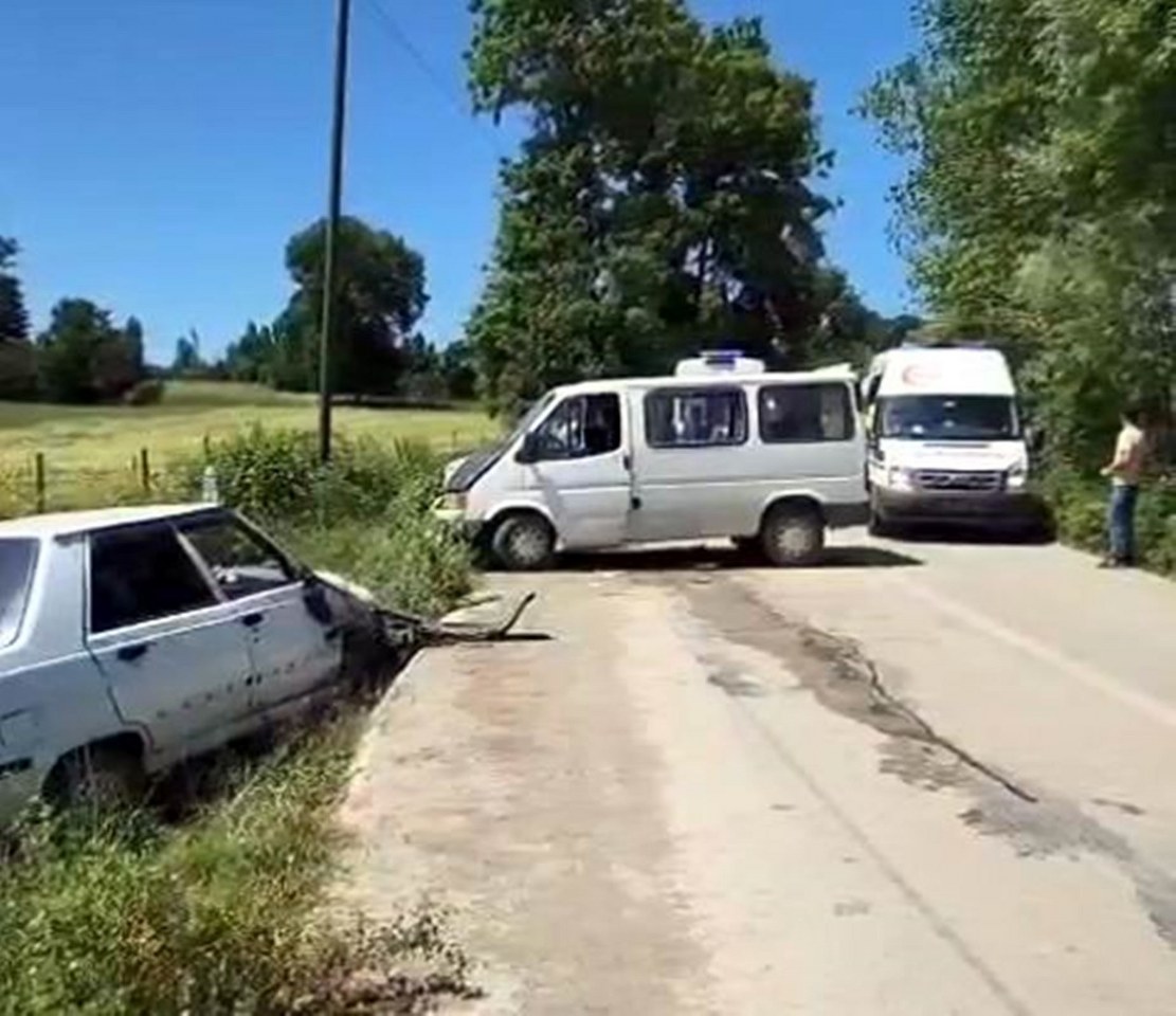 Vezirköprü’de Trafik Kazası