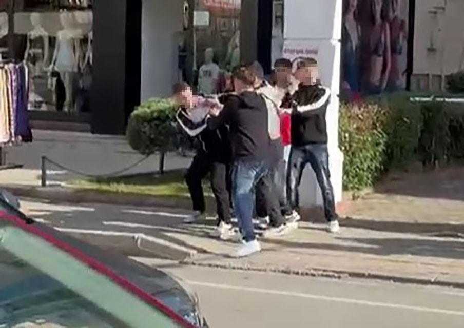 Atakum’da Gençler Arasında Kavga 