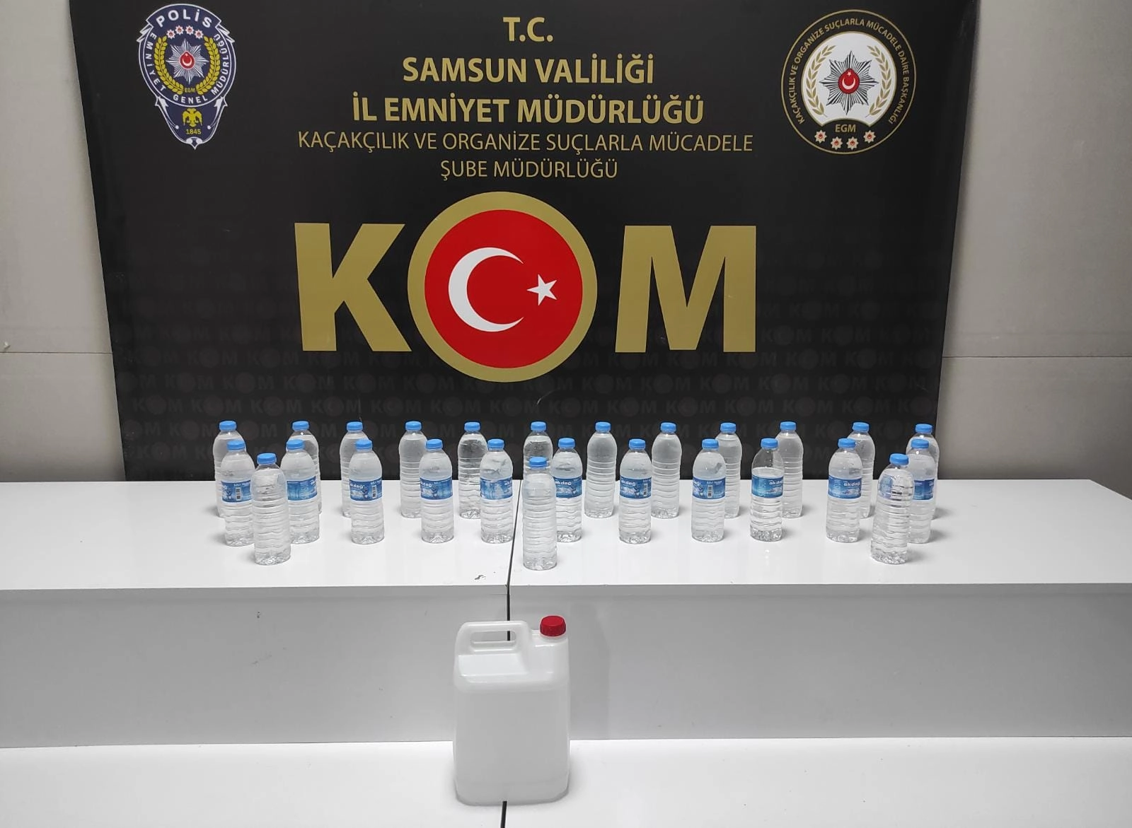 Tekkeköy de Sahte İçki Operasyonu