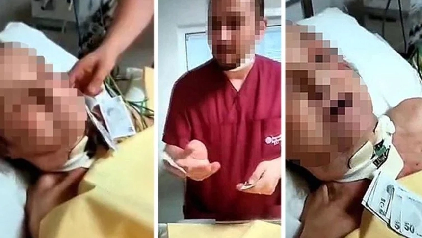 Özel Hastanede Skandal Görüntüler
