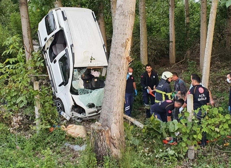Samsun Ordu Karayolunda Trafik Kazası 