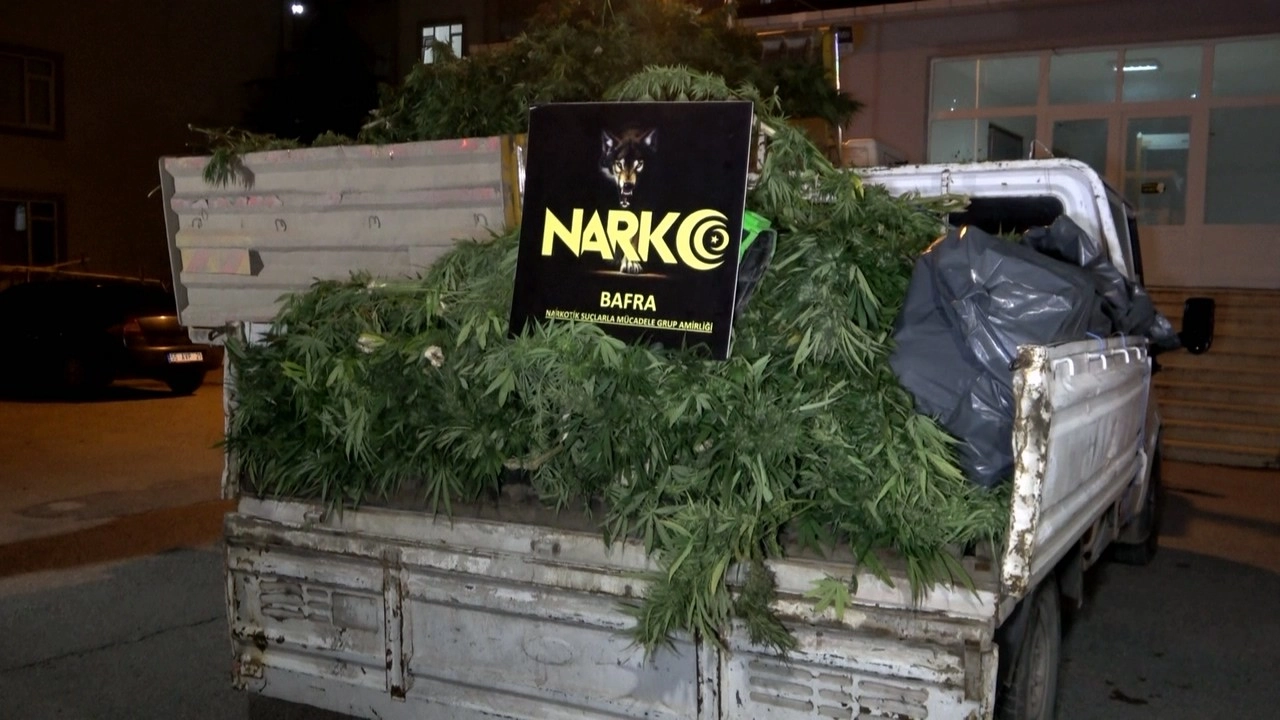 Samsun'da Uyuşturucu Operasyonu 