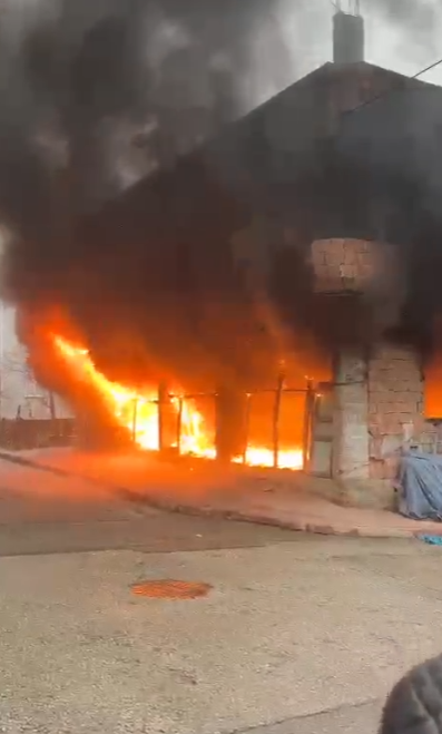 İlkadım'da Korkutan Yangın 
