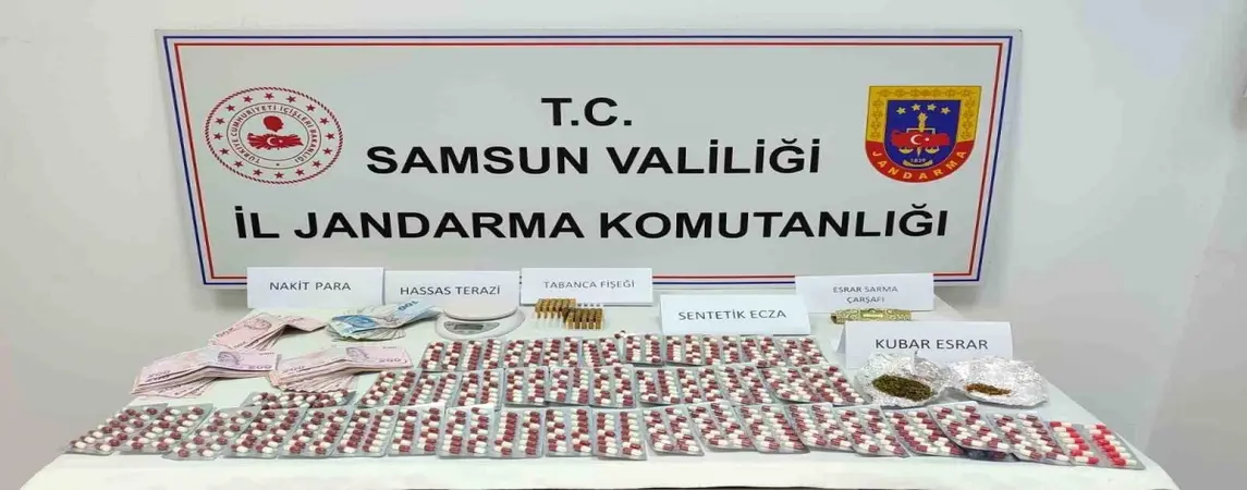 Tekkeköy de Uyuşturucu Operasyonu 