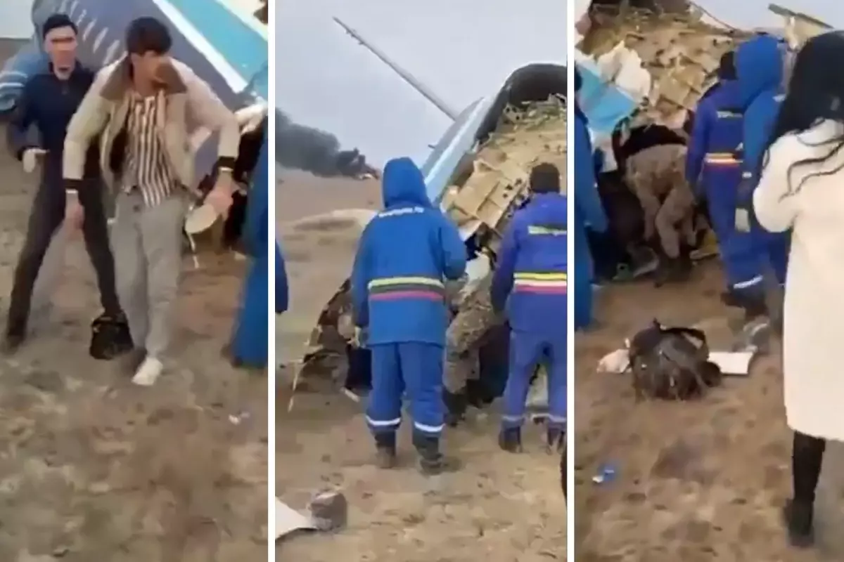 Kazakistan'da Azerbaycan Havayollarına Ait Yolcu Uçağı Düştü