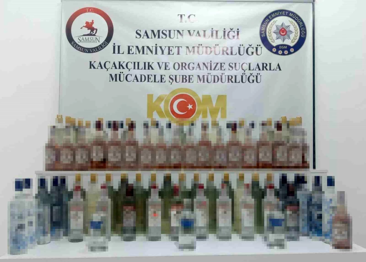 İlkadım da 89 Sahte Bandrollü İçki Ele Geçirildi