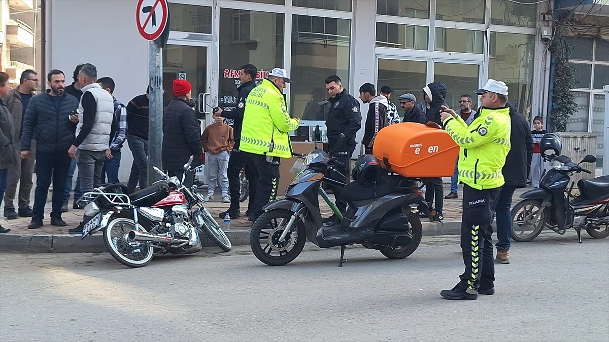 Bafra da Motosiklet Kazası