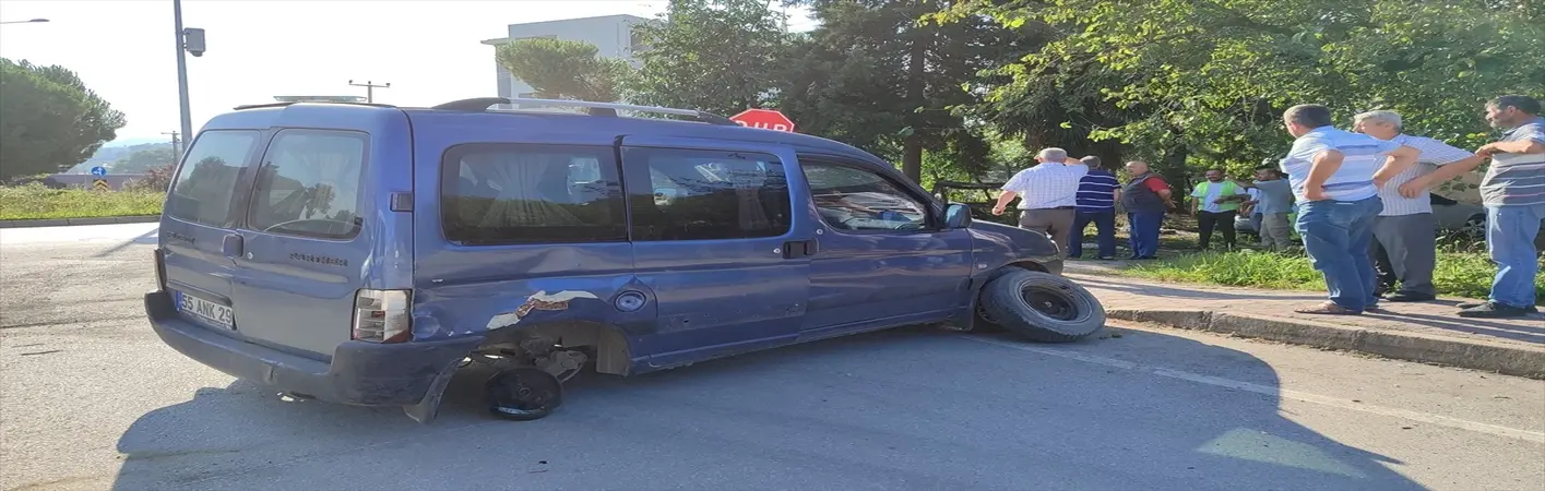 Samsun Salıpazarı'nda Trafik Kazası