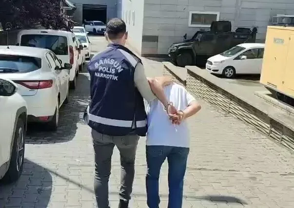 Samsun'da Hakkında 8 yıl 6 ay 24 gün Hapis Cezası Olan Kişi Yakalandı
