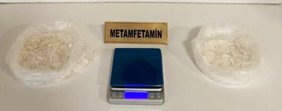 Samsun'da 232,86 gram Metamfetamin Ele Geçirildi