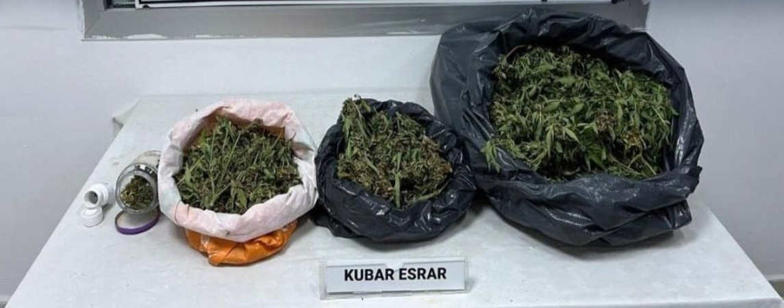 Samsun'da 2,8 Kilo Kubar Esrar Ele Geçirildi