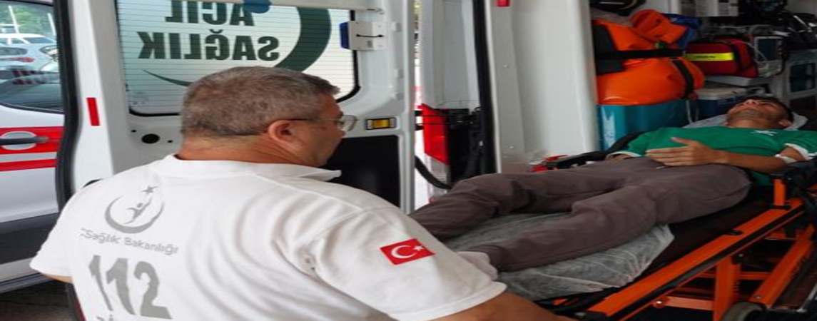 Traş Olurken Elektrik Akımına Kapıldı 