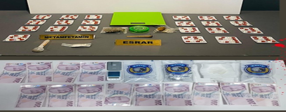 Canik,Terme ve Yakakent İlçelerinde Sahte Para ve Uyuşturucu Ele Geçirildi 