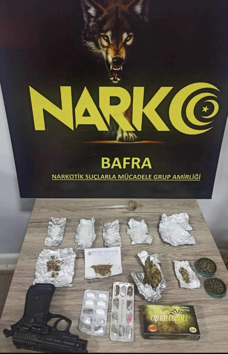 Samsun da Eve Uyuşturucu Baskını