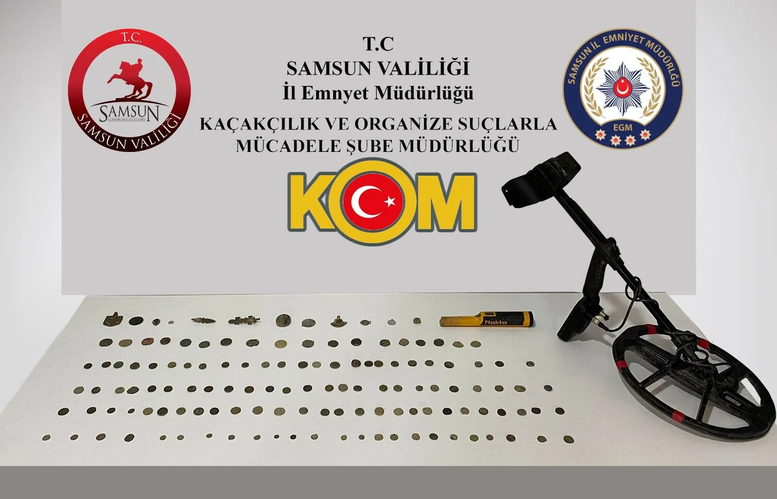 Samsun da Tarihi Eser Ele Geçirildi