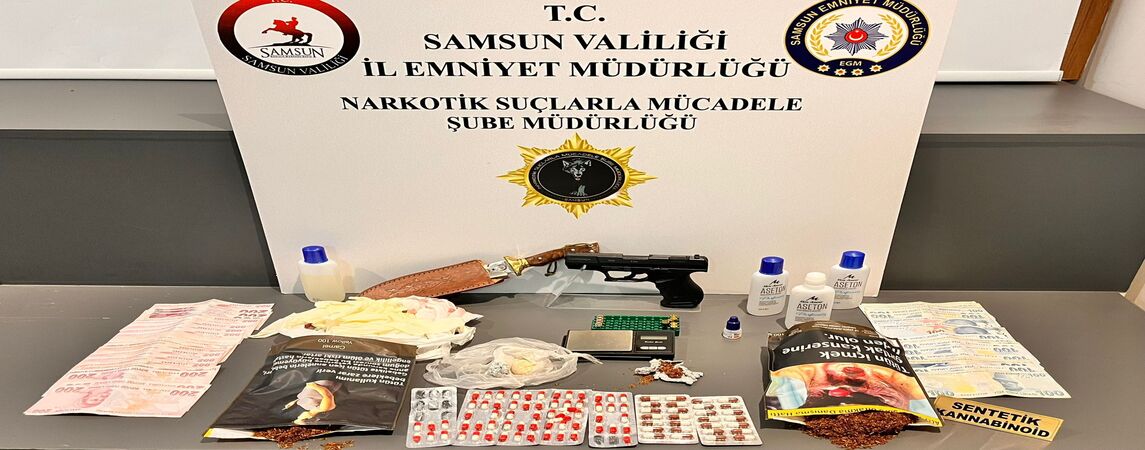 Samsun'da Uyuşturucu Operasyonu 